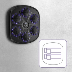 TB03 ELEKTRONICZNA TARCZA BOKSERSKA BLUETOOTH Z MUZYKĄ I RĘKAWICAMI HMS