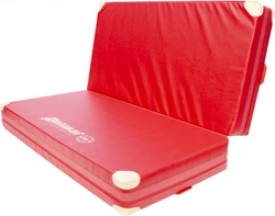 Materac gimnastyczny asekuracyjny składany 2 częściowy 200 x 400 x 20 cm T-21