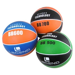Piłka do kosza BB600 8 paneli niebiesko-pomarańczowa – Legend Sport