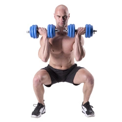 Sztangielki - sztanga gumowane SGG30BAR 30kg HMS