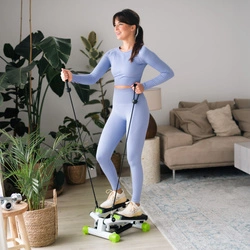 Stepper skośny z linkami HMS S3033 Zielony