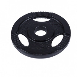 Obciążenie żeliwne typu Gripper 1,25kg, czarne