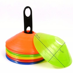 Stożki treningowe talerzyki | Zestaw 50 szt. na stojaku – Legend Sport