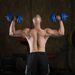 Sztangielki - sztanga gumowane SGG30BAR 30kg HMS