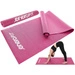 Mata do ćwiczeń fitness jogi 170x60x0,3cm różowa Eb fit