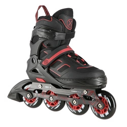 Łyżworolki Nils Extreme NA14174 A rozm. M (35-38) czarno-czerwone