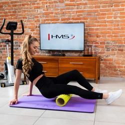 Mata fitness HMS klubowa z otworami MFK01 Violet-Black