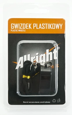 Gwizdek plastikowy Allright black