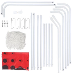 BR240P 2w1 bramka z siatką i panelem do celowania 240x150cm NILS