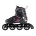 Łyżworolki NA9080 czarno/fioletowe rozm S (31-34) NILS EXTREME