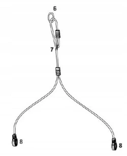 Huśtawka gniazdo z namiotem Hudora Nest Swing Pirate 90 cm (72152)