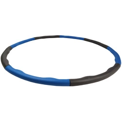 Hula hop z masażem neoprenowy 95cm Eb fit niebiesko-szary