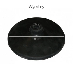 Tyczka treningowa 120 cm z podstawą gumową 0,7 kg - Legend Sport