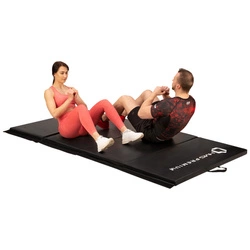Materac gimnastyczny składany MGS01 2400x1200 mm black HMS Premium