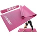 Mata do ćwiczeń fitness jogi 170x60x0,3cm różowa Eb fit