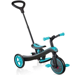 Rowerek 4w1 trójkołowy / biegowy / wózek Globber Explorer Trike Teal 632-105-3