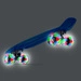 Deskorolka fiszka BS-2206PL Blue LED