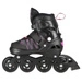 Łyżworolki z wym. pł. hokejową NH11912 A 2w1 black/pink rozm. S(31-34) NILS EXTREME