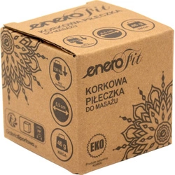 PIŁECZKA DO MASAŻU KORKOWA 6.5CM ENERO FIT