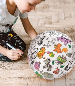 Piłka Balonowa do kolorowania DINO