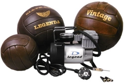 Kompresor jednocylindrowy elektryczny z manometrem - Legend Sport