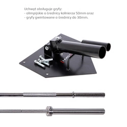 Uchwyt na gryf landmine UCG01 HMS