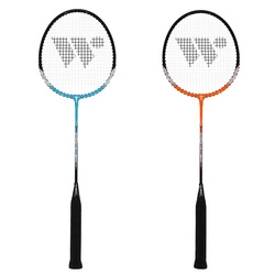 ALUMTEC 503K ZESTAW RAKIET DO BADMINTONA NIEBIESKI+POMARAŃCZOWY WISH