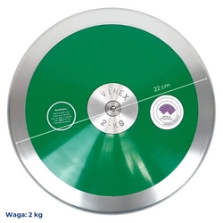 Dysk do rzutów wykonany ze stali i tworzywa – Legend Sport