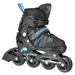 Łyżworolki z wym. pł. hokejową NH11912 A 2w1 black/blue rozm. L(39-42) NILS EXTREME