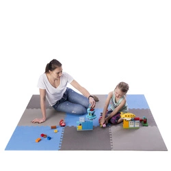 MP10 Mata puzzle multipack blue-grey 9 elementów 10MM ONE FITNESS