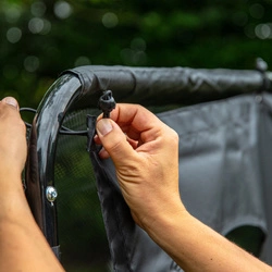 VIRTUFIT BRAMKA PIŁKARSKA PRO Z MATĄ DO STRZELANIA - 300 X 200 CM