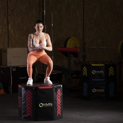 Skrzynie plyometryczne octagon soft zestaw PYOBS01 (3 CZĘŚCI) HMS PREMIUM