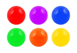 Piłki w worku suchy basen w woreczku 7cm - 50 szt. MIX kolorów