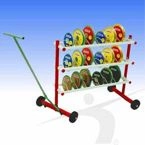 Mobilny stojak na dyski Polanik DR-39-W