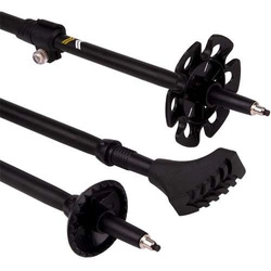 Kije Nordic walking w pokrowcu EVO Enero Pro czarny mat