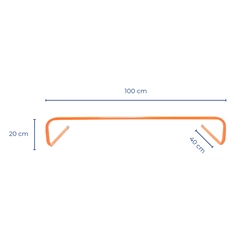 Metalowy płotek samowstający 20cm Legend