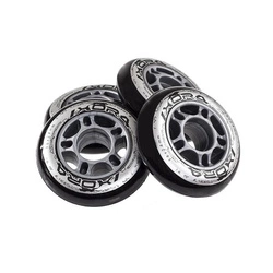 Kółka Nils Extreme PU 84x24 82A Czarne (4 szt.)