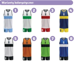Komplet koszykarski sublimowany SPRING