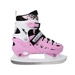 NH10905 4w1 RÓŻOWE ROZM. L(39-42)  ŁYŻWOROLKI Z WYM. PŁOZĄ HOKEJOWĄ NILS EXTREME