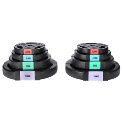 Sztanga z talerzami kompozytowymi HMS GSP40 42 KG