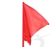 Chorągiewka z podstawą Polanik BFR-S0324 Czerwona