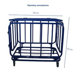 Wózek na piłki metalowy zamykany marki Legend