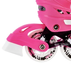 Łyżworolki Nils Extreme NH18122 4w1 Różowy Rozm. L(39-43)